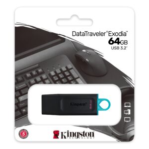MEMORIA USB 3.2 KINGSTON 64GB EXODIA