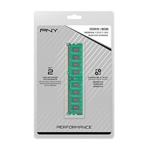 MEMORIA DIMM DDR3 PNY 8GB 1600 11/11/11 1.5V DESKTOP