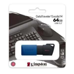 MEMORIA USB 3.2 KINGSTON 64GB EXODIA M