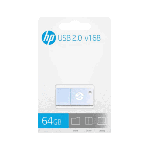 MEMORIA USB 2.3 HP 168B 64GB AZUL