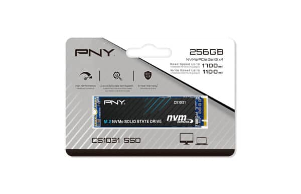 SSD M.2 2280 PNY NVMe PCIe CS1031 256GB