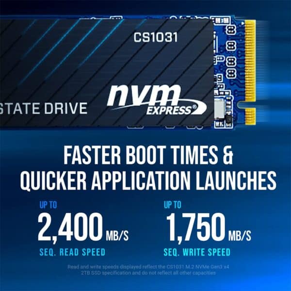 SSD M.2 2280 PNY NVMe PCIe CS1031 256GB - Imagen 4