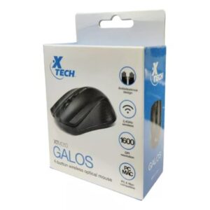 Mouse Xtech Wireless 2.4 GHz 4-button 1600dpi Negro XTM-310BK