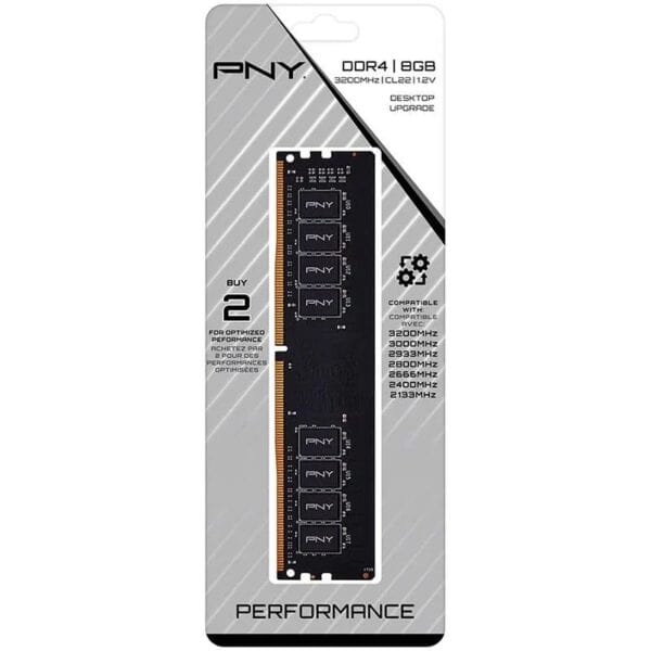 MEMORIA DDR4 PNY 8GB 3200MHZ 1.35V DIMM DESKTOP