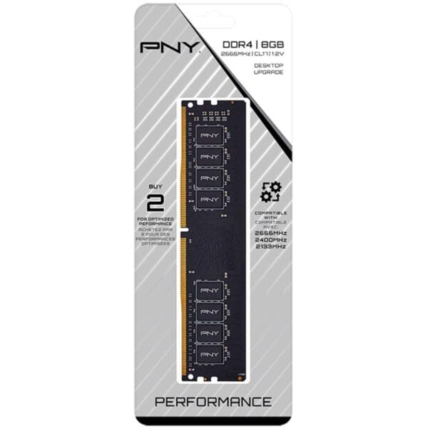 MEMORIA DDR4 PNY 8GB 2666  1.2V TB DIMM DESKTOP