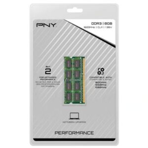 MEMORIA SODIMM DDR3 PNY 8GB 1600MHZ 1.35V NOTEBOOK