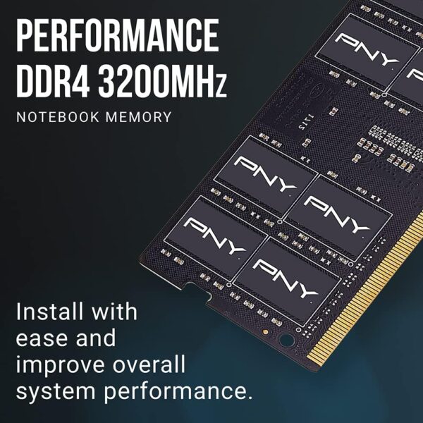 MEMORIA DDR4 PNY 16GB 3200MHZ SODIMM NOTEBOOK - Imagen 3