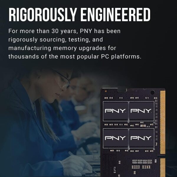 MEMORIA DDR4 PNY 16GB 3200MHZ SODIMM NOTEBOOK - Imagen 4