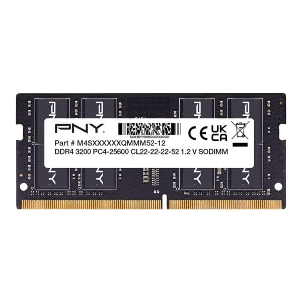 MEMORIA DDR4 PNY 16GB 3200MHZ SODIMM NOTEBOOK - Imagen 2
