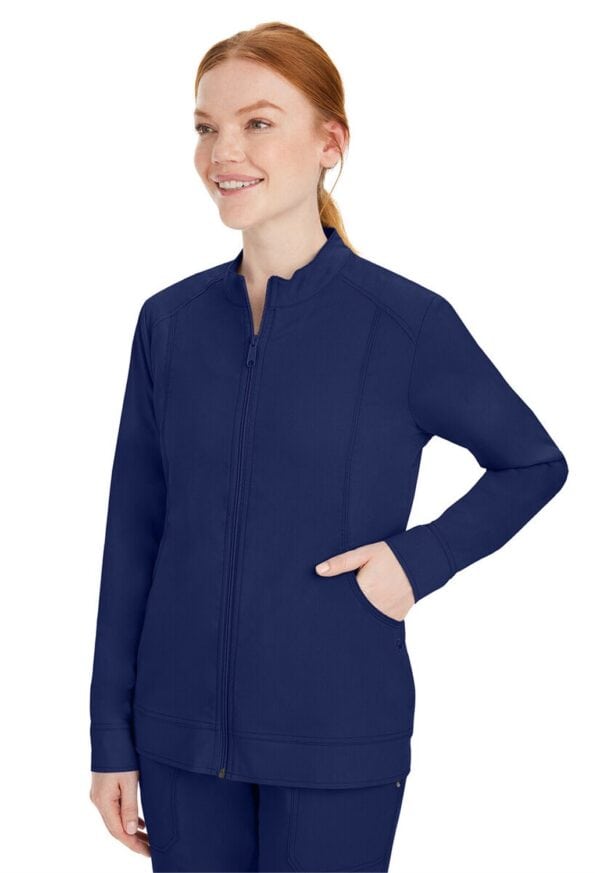 CHAQUETA PARA MUJER HEALING HANDS AZUL MARINO - Imagen 3