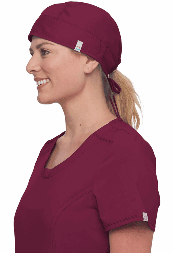 GORRO MEDICO UNISEX CHEROKEE VINO - Imagen 3
