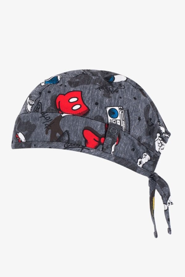 GORRO MEDICO UNISEX DISNEY GRIS OSCURO PERSONAJES DISNEY