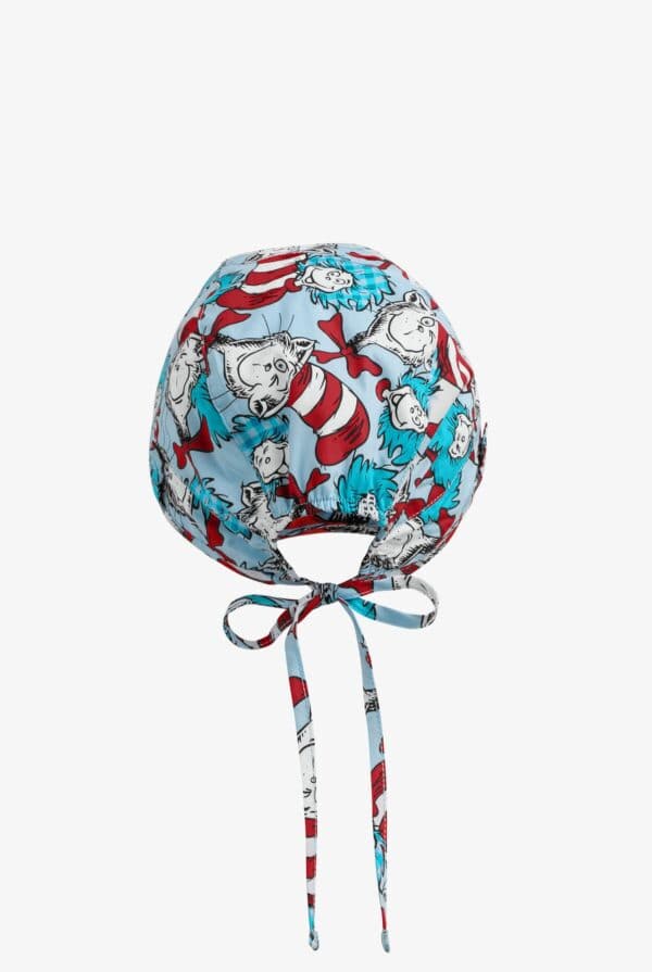 GORRO MEDICO UNISEX DR. SEUSS CELESTE - Imagen 3
