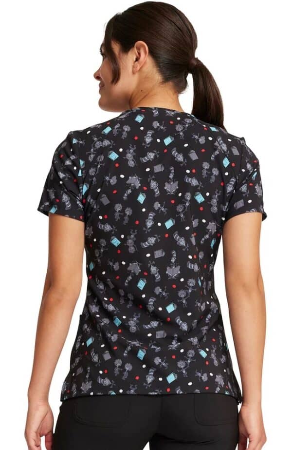 FILIPINA MUJER NEGRO ESTAMPADO DR. SEUSS - Imagen 3