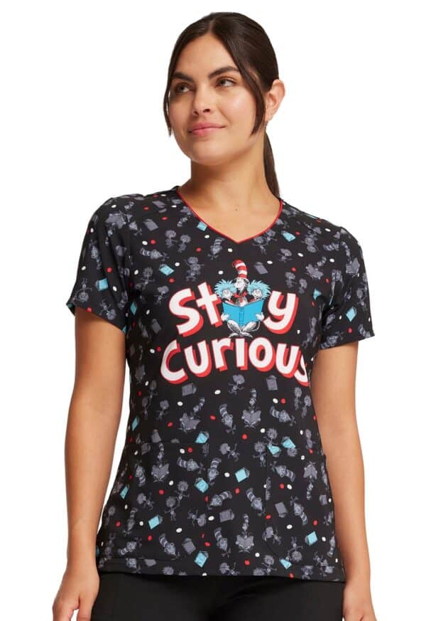 FILIPINA MUJER NEGRO ESTAMPADO DR. SEUSS