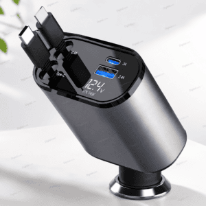 CARGADOR RAPIDO PARA AUTOMOVIL 4 EN 1