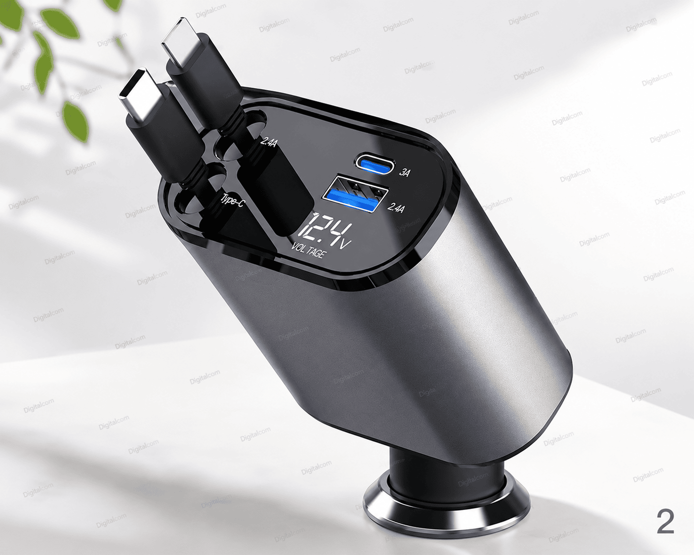 CARGADOR RAPIDO PARA AUTOMOVIL 4 EN 1