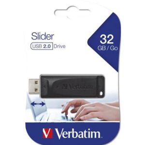 MEMORIA USB 2.0 VERBATIM SLIDER 32 GB