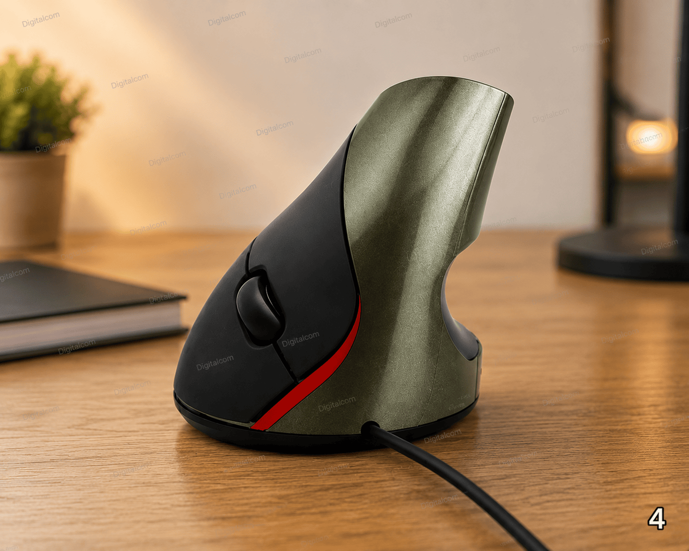 MOUSE ERGONOMICO CON CABLE